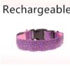 LED Dog Collar Safety Adjustable Nylon Leopard Pet Collar - Image 2