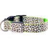 LED Dog Collar Safety Adjustable Nylon Leopard Pet Collar - Image 8